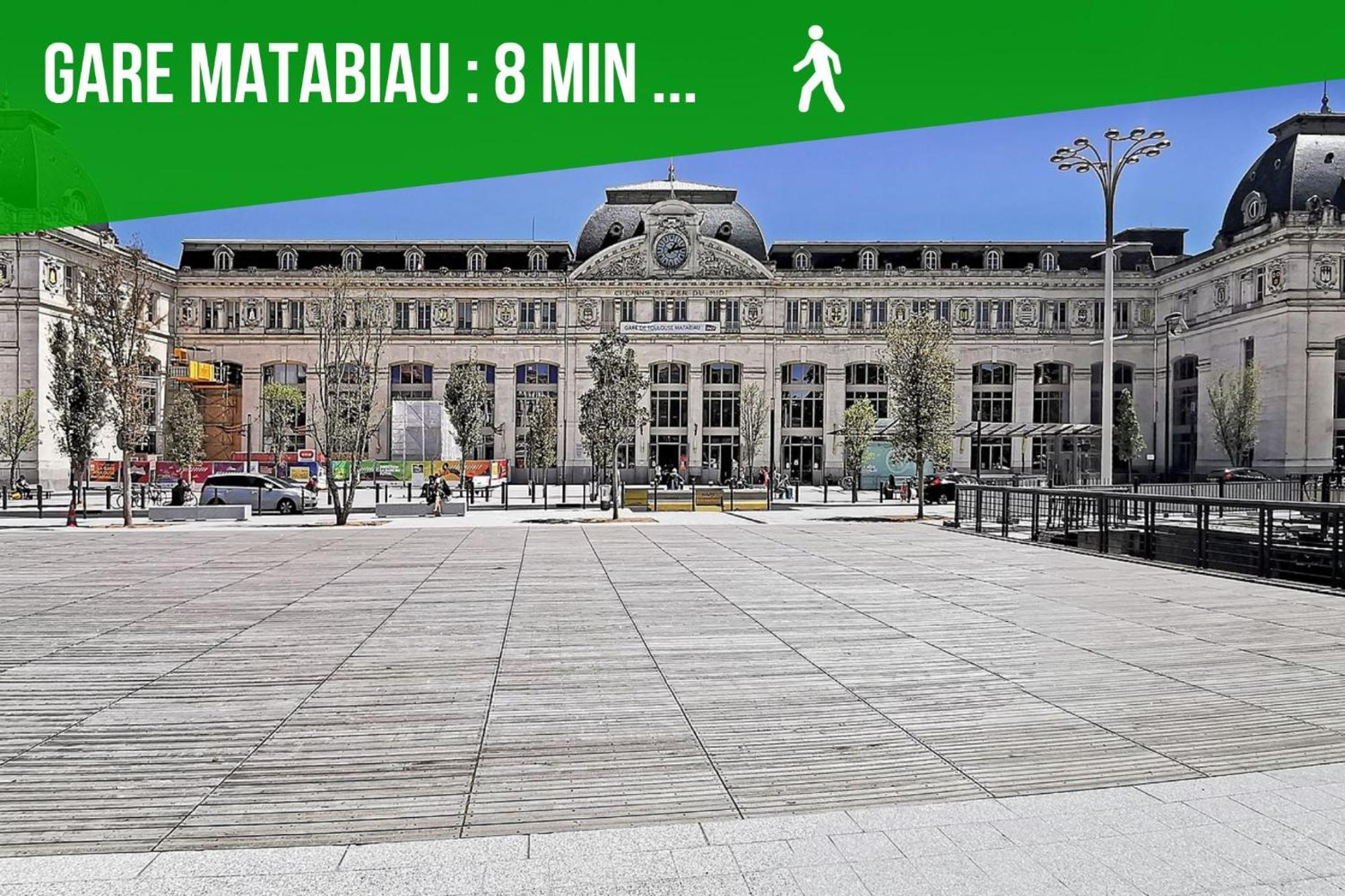 Le Nid D'Orient Entre Matabiau Et Capitole Parking Apartment Toulouse Bagian luar foto